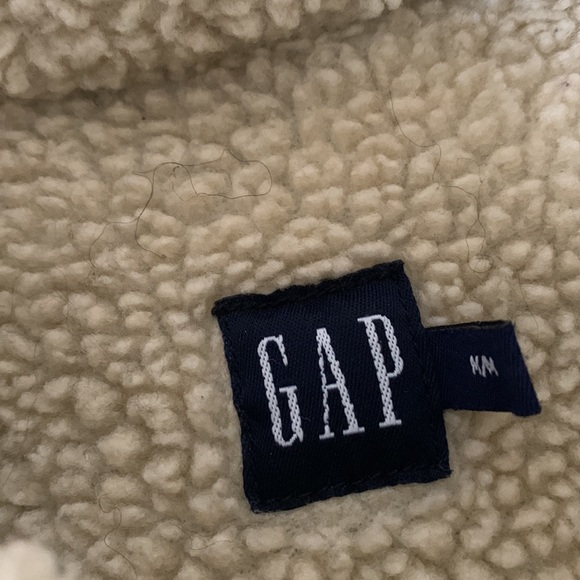 Gap long sherpa lined jean jacket EUC - Picture 2 of 6